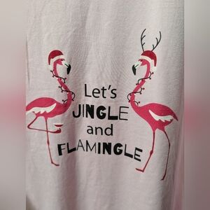 Pink Flamingo Long Sleeve Tee